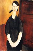 Amedeo Modigliani Paulette Jourdain oil painting on canvas